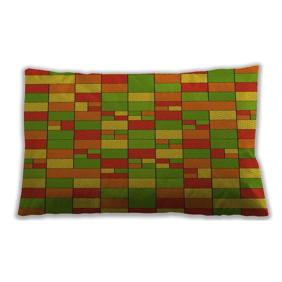 Ahgly Company Indoor Rectangular Contemporary Lumbar Throw Pillow, 13 inch by 19 inch