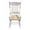 White, variant on ToysYGift Dollhouse Miniature Rocking Chair 1:12 Scale Wooden Furniture Accessories Tiny Mini House Home Outdoor Cake Topper Decoration Model Living Room Scene Christmas Craft Displays