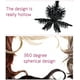 thumbnail image 4 of 3D Bomb Curl Hair Brush 3D Spherical Shape Comb 360 Styling Salon Round Hair Curling Curler Comb Tool, 4 of 5