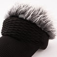 thumbnail image 6 of Jiibva Casual Concise Sun Shade Hat For Men Hip Hop Adjustable Wigs Baseball Cap Personalized Spiky Hairs Baseball Hat, 6 of 7