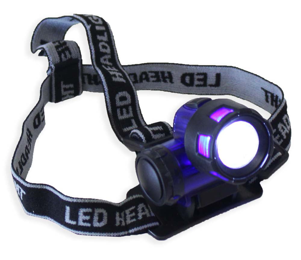 SE 1-Watt LED Headlamp with Adjustable Head Strap FL8202WS 