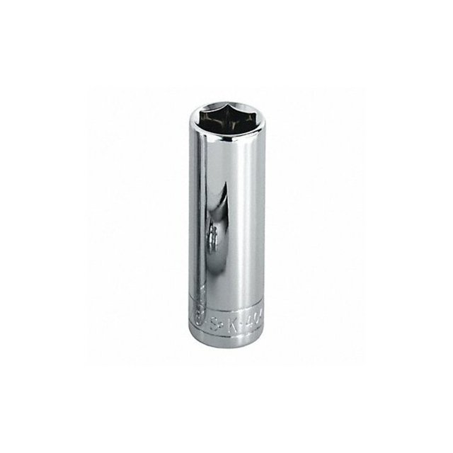 SK Professional Tools Socket 15/16 In. Hex 1/2 In. Dr Deep Chrome