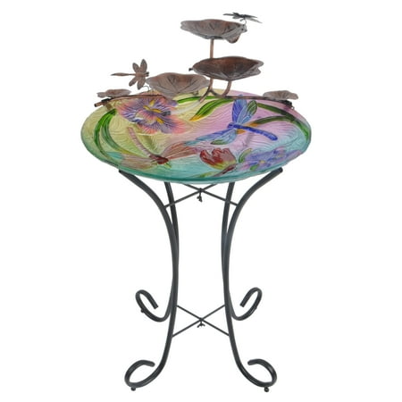 Peaktop - Outdoor Dragonfly Fusion Glass Fountain