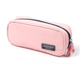 thumbnail image 1 of Hukapapa Estuche para lápices de gran capacidad, 3 compartimentos, bolsa de almacenamiento grande, marcador, papelería, bolsa para bolígrafos con cremallera, color rosa, 1 of 5
