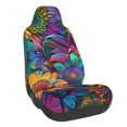 thumbnail image 1 of Balery Psychedelic Sunflowers Funda de Asiento para Auto con Diseño - Cubierta Frontal Suave y Transpirable con Protector Antideslizante- 1 Unidad, 1 of 5