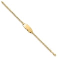 thumbnail image 2 of 14K Yellow Gold bracelet ID Anchor 7 in 10.5 mm 3 Oval Semi-Solid, 2 of 3