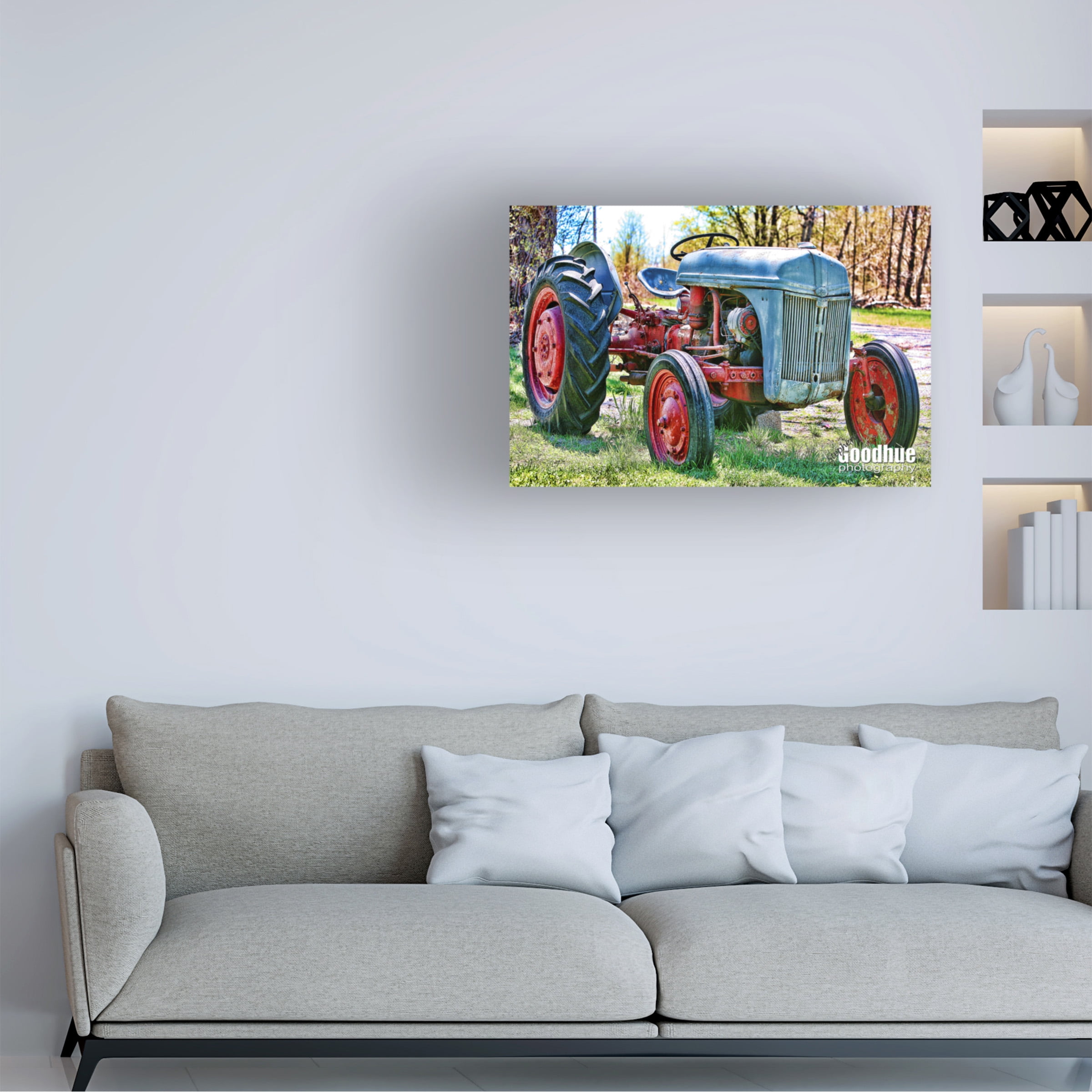 Stephen Goodhue 'Tractor' Canvas Art