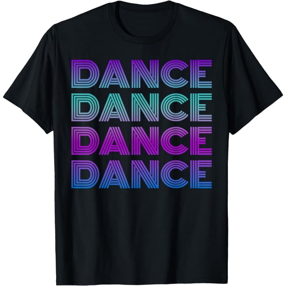 Retro Dance I Love Dancing Dancer Teen Student Dance Teacher T-Shirt