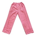 thumbnail image 3 of WILLBEST Pantalones Casuales para Mujer, Clásicos a Cuadros, Pierna Ancha, Estilo Moderno, con Cinturón Largo y Bolsillo para Uso Diario Chica, 3 of 3