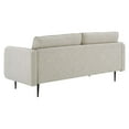 thumbnail image 6 of Tufted Sofa, Fabric, Beige, Modern Contemporary Urban Design, Living Lounge Room Hotel Lobby Hospitality, 6 of 10