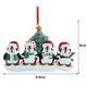 thumbnail image 2 of Monstrate Adorno de árbol de Navidad personalizado pingüino familia adorno DIY manuscrita decoración colgantes para regalo de Navidad Kits de decoración para fiestas Numero 5, 2 of 6
