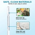 thumbnail image 4 of Earwax Removal Adhesive Swabs, Reusable Sticky Ear Swabs with Soft Flexible Tip, Washable Ear Cleaning Sticks with Dust Cover Packaging, Ear Cleaning Tool for Adults & Kid (Large-24Pcs), 4 of 8