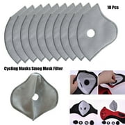 Cycling Mask Replacement Filters (10 Pack) - ONLY ORIGINAL AND SAFE IF SOLD BY MALAGA IMPORTS LLC (BUSTCOVID)
