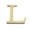 A012- Gold (Letter L), variant on Gold Letter Wall Decor 6 Inch Freestanding Gold Toned Initial X Decor for Home Nursery Office Great Housewarming Gift Gold Accent Decor