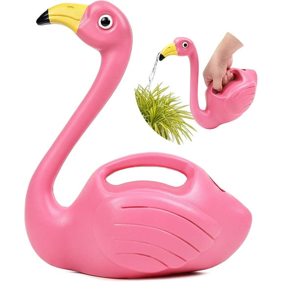 Galashield Plant Watering Can Indoor Outdoor Pink Flamingo 0.4 Gallons