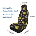 thumbnail image 4 of Pofeuu yellow Pumpkin Corn Print Automotive Car Seat Covers Flat Cloth Full Set Seat Covers,Car Seat Covers front seats for Cars Trucks and SUVs(Two packs), 4 of 7
