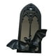 thumbnail image 3 of Espejo de pared con arco gótico, estilo vintage, decorativo de madera, con forma de murciélago. 1 murciélago, 3 of 9