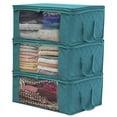 thumbnail image 2 of Non-woven Quilt Fabric Clothes Bag Storage Box Folding Quilt Storage Box Dust-proof Clothes Cabinet Finishing Organizer, 2 of 8