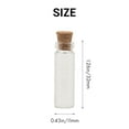 thumbnail image 5 of 20* Clear Cork Glass Bottles Vials-transparent, 5 of 8
