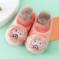 thumbnail image 4 of Eashery Baby Socks Shoes Breathable Walking Sock Shoes Baby Boy Slip-On Sneakers White Baby Shoes (Pink,6), 4 of 5