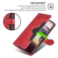 thumbnail image 5 of For Oppo Find X7 5G Shockproof Phone Stand Case PU Leather Phone Cover Wallet - Red, 5 of 5