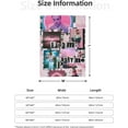 thumbnail image 4 of Liams Music Payne Flannel Blanket Air Conditioning Blanket Nap Blanket Sofa Throw Blanket Throw Blankets 40"X30", 4 of 6