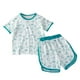 thumbnail image 1 of Odeerbi 0-10 Años Niños Niñas Conjuntos de Verano Estampado Camiseta Manga Corta de Algodón Pantalones Cortos Conjunto de Dos Piezas, 1 of 3