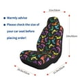 thumbnail image 5 of Pofeuu Colorful Lizards Print Automotive Car Seat Covers Flat Cloth Full Set Seat Covers,Car Seat Covers front seats for Cars Trucks and SUVs-1, 5 of 9