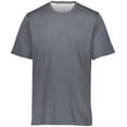 thumbnail image 2 of Augusta XL Youth Short Sleeve Mesh Reversible Jersey Graphite/White 1603, 2 of 7
