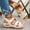 #194-White, variant on Wowcloth Fashionable Casual Slide Sandals for Women – Sweet & Edgy Peep-Toe Cut-Out with Wedge Heel for Summer-Autumn Versatile Wear Footwear