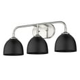 thumbnail image 4 of Yep by Golden Lighting Zoey 3-light Vanity in Pewter and Matte Black shade, 4 of 4