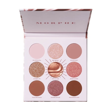 Morphe Rich Foiled Rose to Fame Eyeshadow Palette - 0.35oz - Ulta Beauty