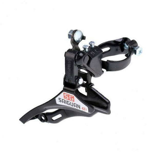 5x Desviador Delantero de Bicicleta, Abrazadera de 31,8mm, Tracción Inferior/, Piezas de Bicicleta de Montaña Y Carretera, Color Negro 5 piezas