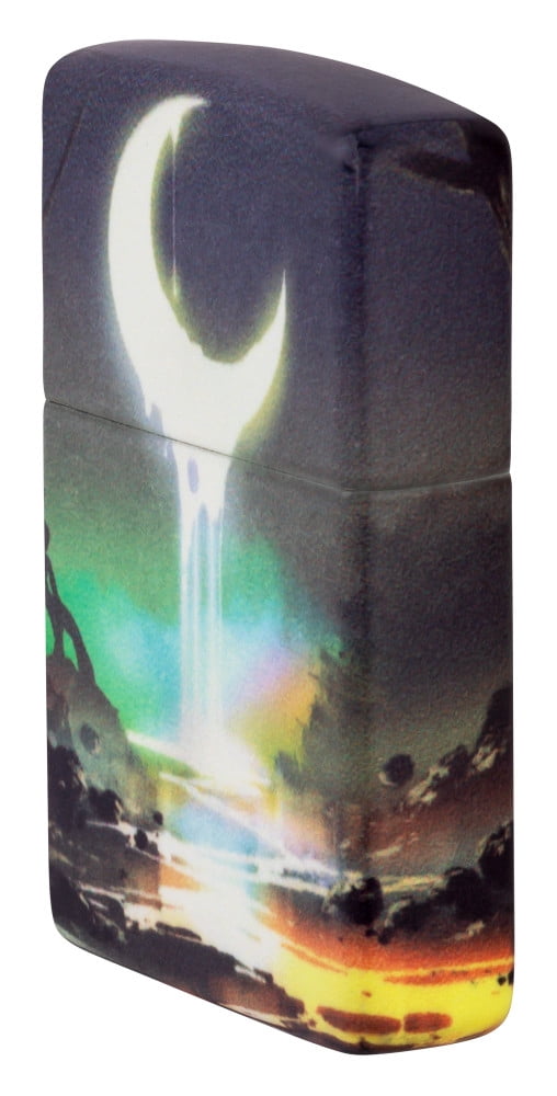 Zippo Moon Dream Design 540 Color Glow in the Dark Pocket Lighter