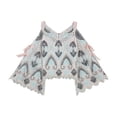 thumbnail image 1 of Blusa con hombros descubiertos y manga anudada Nanette Lepore Blanca Pequeña, 1 of 1