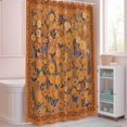 thumbnail image 5 of Shower Curtain Vintage Daisy Floral Shower Curtains for Bathroom Decor, Waterproof Polyester Shower Curtain Set with Hooks, Extra Long 72" x 78" Spring Wildflower Orange, 5 of 9