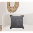 thumbnail image 5 of Dark Gray Solid Pearl Beaded Edge Throw Pillow, 5 of 5