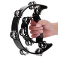 thumbnail image 3 of Herwey Clochettes à Double Rangée Instrument de Musique Tambourin Percussion, 3 of 8