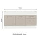 thumbnail image 2 of Mueble de Cocina Para Tarja 150 cm Blanco/Crema Agata Madesa, 2 of 5