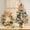Orange, variant on 1 Pack Shiny Christmas Bow - Pearl Cottons Christmas Tree Bows Wreath Decorative Pendant Christmas Decorations(Blue)