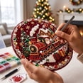 thumbnail image 6 of Christmas Decor Santa Pearl Art Kit for Adults | Diamond Painting Kit, DIY Home Decor Wall Art, Beginner DIY Seasonal Party Gift 3D Pearl Sparkle, 6 of 8