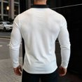 thumbnail image 6 of Asxite Men Plus Size Fall Winter Tops Collared Long Sleeve Solid Breathable Loose Sport Shirts, 6 of 7