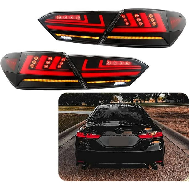 Inginuity Time LED Tail Lights For Toyota Camry 2018 2019 2020 2021 2022  Start Up Animation Sequential Rear Lamps 