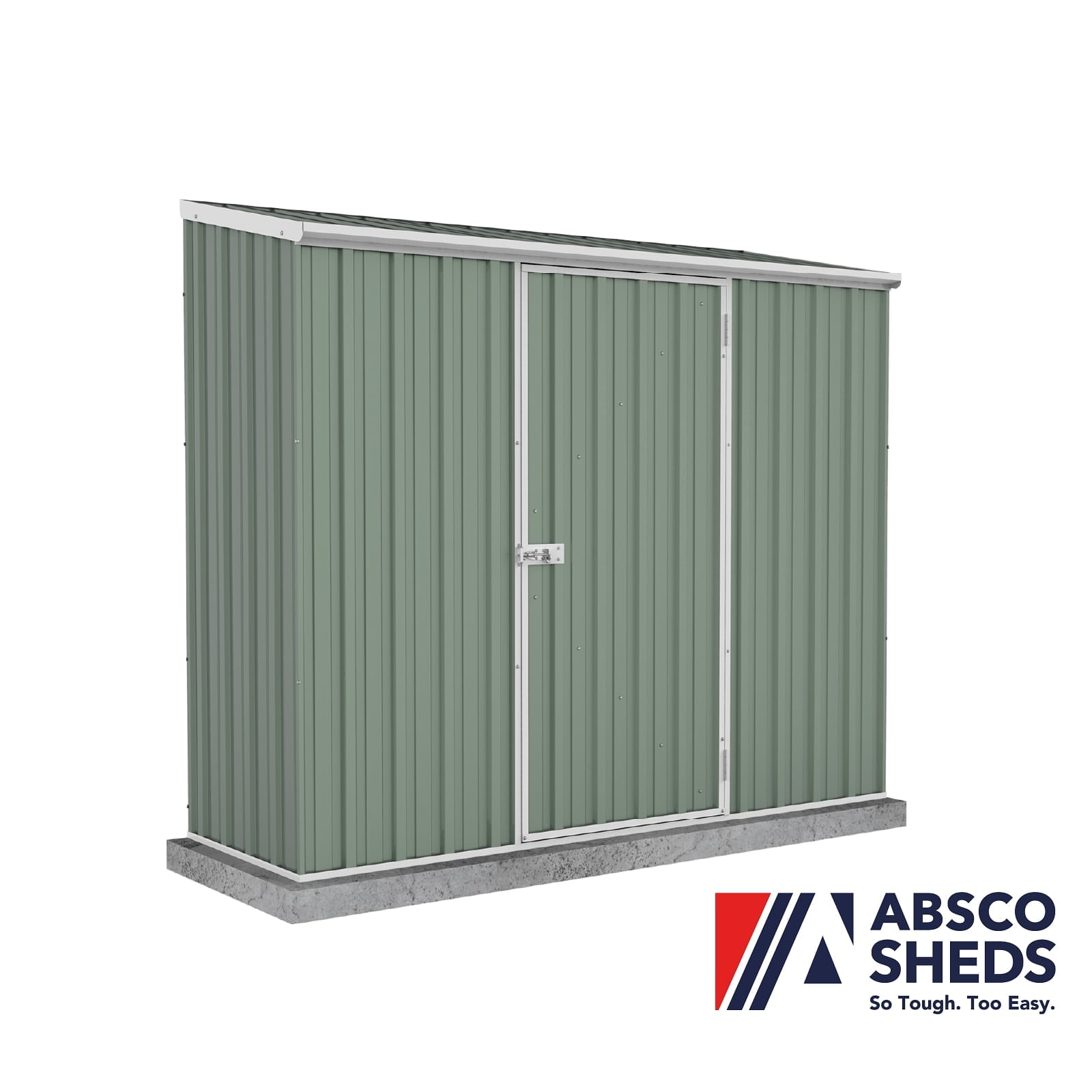 Bodega Jardín 225X78X193 Absco Space Saver Sgl Verde Eucalipto
