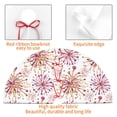 thumbnail image 4 of Yiaed Fireworks Print Christmas Tree Skirt , Tree SkirtsTree Mat for Christmas Winter Holiday Indoor Decorations-30", 4 of 7