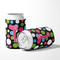 thumbnail image 5 of Letter I Initial Monogram - Polkadots and Pink Can or Bottle Hugger, 5 of 5