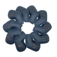 thumbnail image 2 of Cubiertas de cabeza de hierros de golf shamjiam 10 Piezas 7,8,9,A,S Azul, 2 of 9