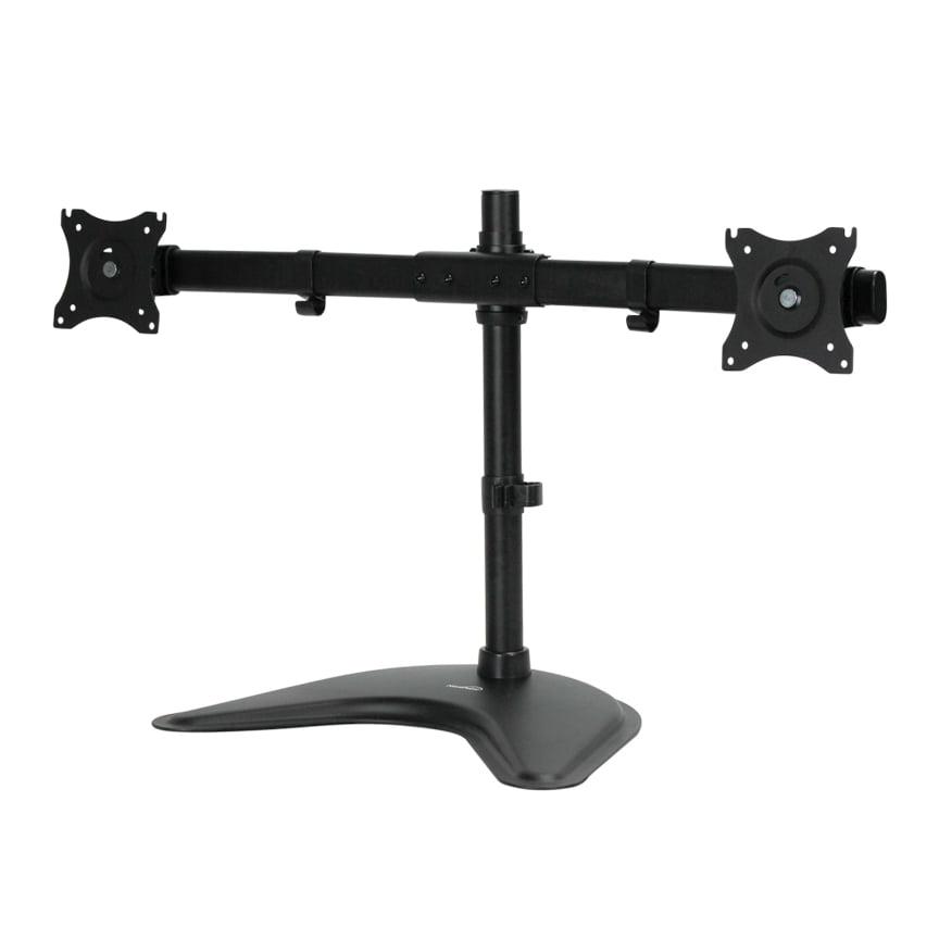 NavePoint Dual LCD Curved Monitor Mount Stand Free Standing With