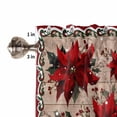thumbnail image 5 of Winter Snowflakes Curtain Valances Set Christmas Abstract Art Star Gray Kitchen Curtains 24&nbsp;inch Length Rod Pocket Valance and Tiers 3 Piece Set Small Bedroom Bathroom Laundry Decor, 5 of 7