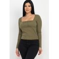 thumbnail image 5 of Shirred Square Neck Top, 5 of 10